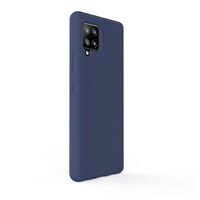 Husa Samsung Galaxy A42 5G Lemontti Liquid Silicon Dark Blue
