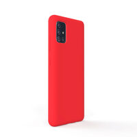 Carcasa Samsung Galaxy A51 4G Lemontti Liquid Silicon Red