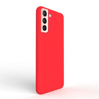 Husa Samsung Galaxy S21 Plus Lemontti Liquid Silicon Red