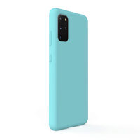 Husa Samsung Galaxy S20 Plus Lemontti Liquid Silicon Tiffany Blue