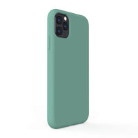 Husa iPhone 11 Pro Lemontti Liquid Silicon Forest Green