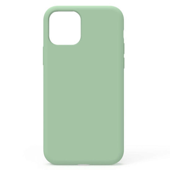 iPhone 11 Pro Max case Lemontti Liquid Silicon Light Green