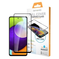Folie Samsung Galaxy A52s / A52 5G / A52 4G Lemontti Sticla Full Fit Black