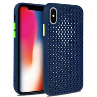 Husa iPhone X / XS Lemontti Bubble Albastru