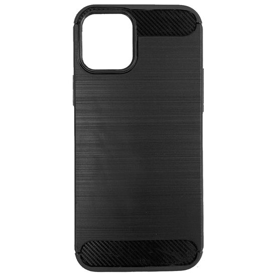 iPhone 12 / 12 Pro Lemontti Carbon Case Flexible Black
