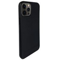 Husa iPhone 12 Pro Max Lemontti Carbon Pro Negru
