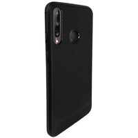 Husa Huawei P40 Lite E / Y7P Lemontti Carbon Pro Negru