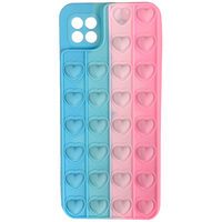 Husa Samsung Galaxy A22 4G Lemontti Heart Pop it Multicolor 1