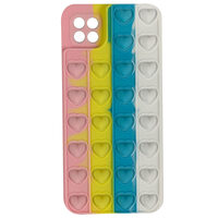 Husa Samsung Galaxy A22 4G Lemontti Heart Pop it Multicolor 2