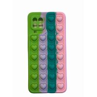 Husa Samsung Galaxy A22 4G Lemontti Heart Pop it Multicolor 5