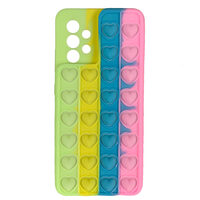 Husa Samsung Galaxy A32 4G Lemontti Heart Pop it Multicolor 4