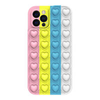 Husa iPhone 12 Pro Lemontti Heart Pop it Multicolor 2