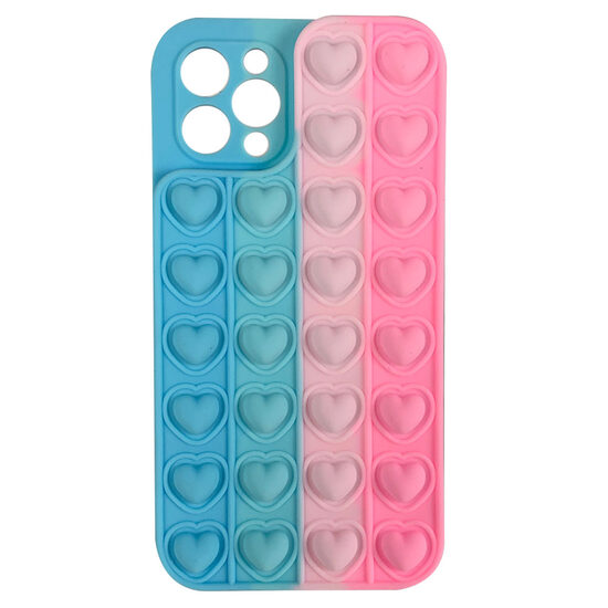iPhone 11 Pro case Lemontti Heart Pop it Multicolor 1