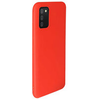 Husa Samsung Galaxy A02s Lemontti Silicon Silky Rosu