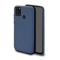 Husa Samsung Galaxy A21s Lemontti Silicon Silky Albastru Inchis