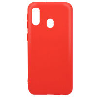 Husa Samsung Galaxy A40 Lemontti Silicon Silky Rosu