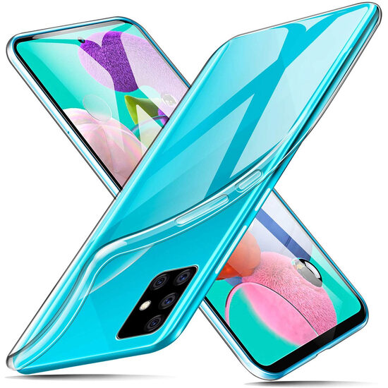 Case Samsung Galaxy A51 4G Lemontti Silicone Transparent
