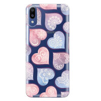 Husa Samsung Galaxy M10 Lemontti Silicon Art Hearts