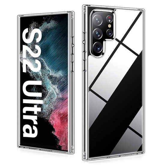 Husa Samsung Galaxy S22 Ultra Lemontti Silicon Transparent