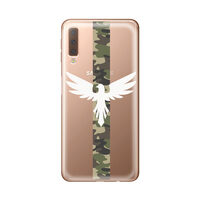 Husa Samsung Galaxy A7 (2018) Lemontti Silicon Art Army Eagle