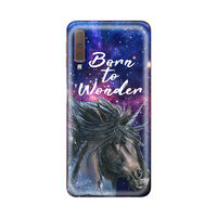 Husa Samsung Galaxy A7 (2018) Lemontti Silicon Art Born To Wonder