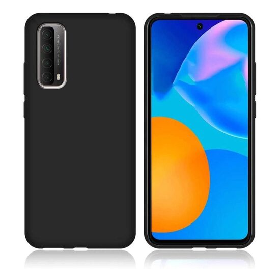Husa Huawei P Smart 2021 Lemontti Silicon Silky Negru