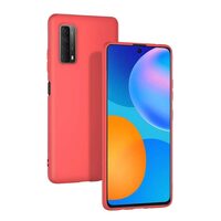 Husa Huawei P Smart 2021 Lemontti Silicon Silky Rosu