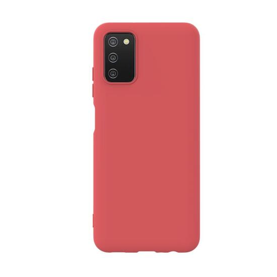 Case Samsung Galaxy A03s Lemontti Silicon Soft Slim Santa Red