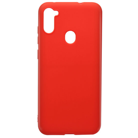 Case Samsung Galaxy A11 Lemontti Silicon Silky Red
