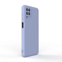 Husa Samsung Galaxy A12 Lemontti Silicon Soft Slim Lavender Gray