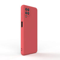 Husa Samsung Galaxy A12 Lemontti Silicon Soft Slim Santa Red
