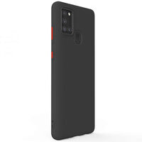 Husa Samsung Galaxy A21s Lemontti Solid Silicone Negru
