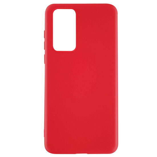 Huawei P40 Pro Case Lemontti Silicon Silky Red