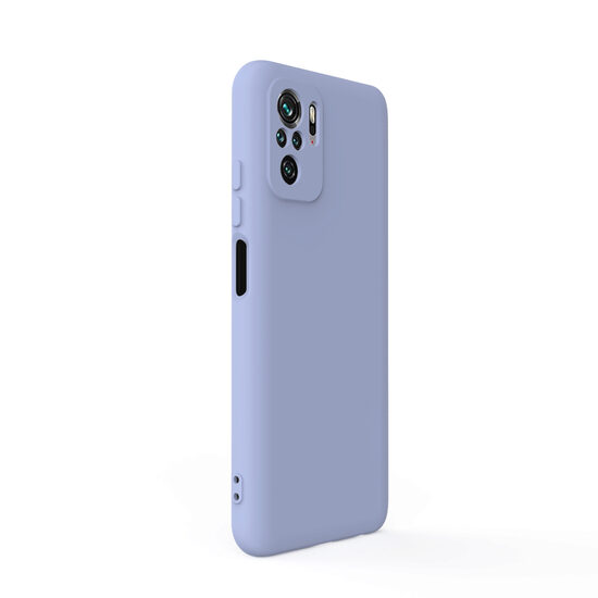 Case Xiaomi Redmi Note 10s 4G Lemontti Silicone Soft Slim Lavender Gray