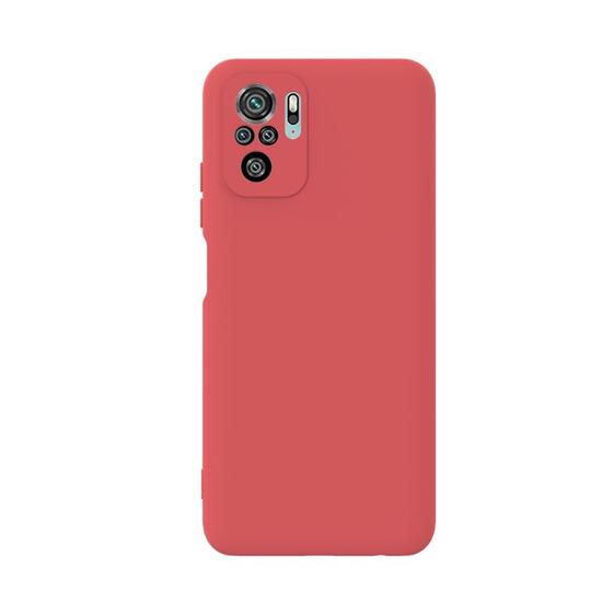 Case Xiaomi Redmi Note 10s 4G Lemontti Silicone Soft Slim Santa Red