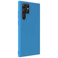 Husa Samsung Galaxy S22 Ultra Lemontti Silicon Soft Slim Dark Blue