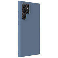 Husa Samsung Galaxy S22 Ultra Lemontti Silicon Soft Slim Lavender Gray