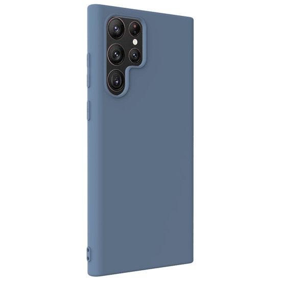 Husa Samsung Galaxy S22 Ultra Lemontti Silicon Soft Slim Lavender Gray