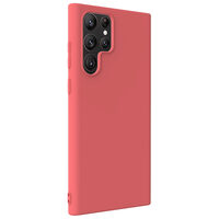 Husa Samsung Galaxy S22 Ultra Lemontti Silicon Soft Slim Santa Red