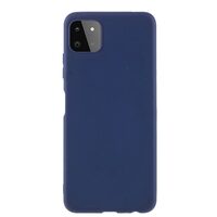 Husa Samsung Galaxy A22 5G Lemontti Silicon Silky Albastru Inchis