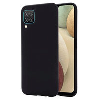 Husa Samsung Galaxy A12 Lemontti Silicon Silky Negru