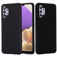Husa Samsung Galaxy A32 4G Lemontti Silicon Silky Negru
