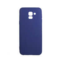 Husa Samsung Galaxy J6 (2018) Lemontti Silicon Silky Albastru Inchis