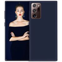 Husa Samsung Galaxy Note 20 Ultra Lemontti Silicon Silky Albastru Inchis