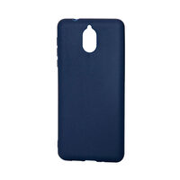 Husa Nokia 3.1 (Nokia 3 2018) Lemontti Silicon Silky Albastru Inchis