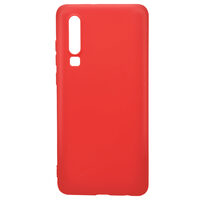 Husa Huawei P30 Lemontti Silicon Silky Rosu