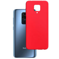 Husa Xiaomi Redmi Note 9 Pro 4G Lemontti Silicon Silky Rosu