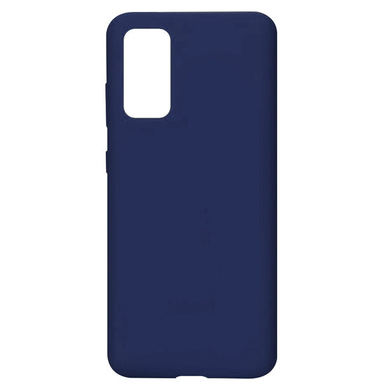Samsung Galaxy S20 Plus Case Lemontti Silicon Silky Dark Blue