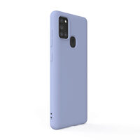 Husa Samsung Galaxy A21s Lemontti Silicon Soft Slim Lavender Gray