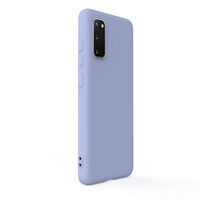 Husa Samsung Galaxy S20 Lemontti Silicon Soft Slim Lavender Gray